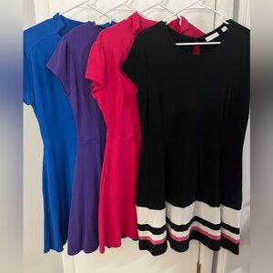 New York & Company Black, Blue, Purple, and Pink Dresses